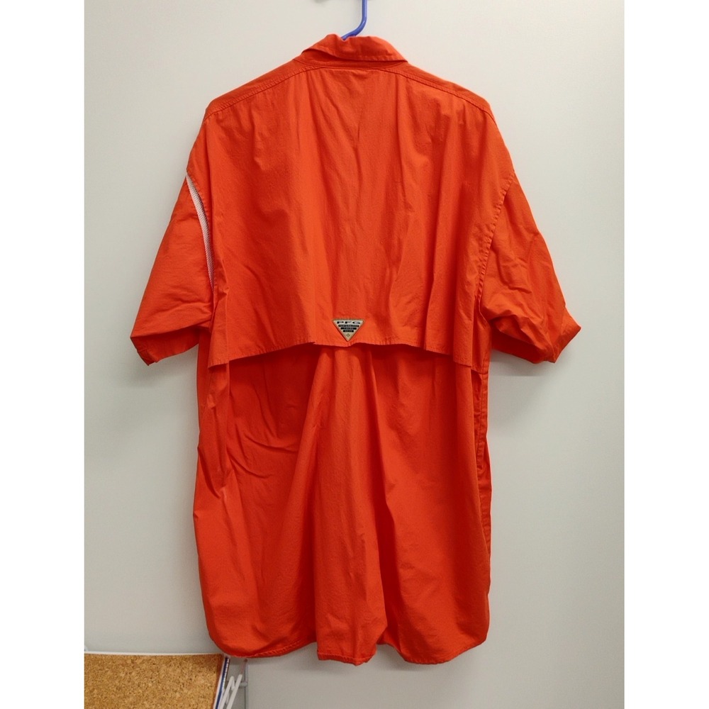 Columbia Florida Gators Orange Fishing Vented Button Up Shirt Men's XXL - Picture 8 of 16
